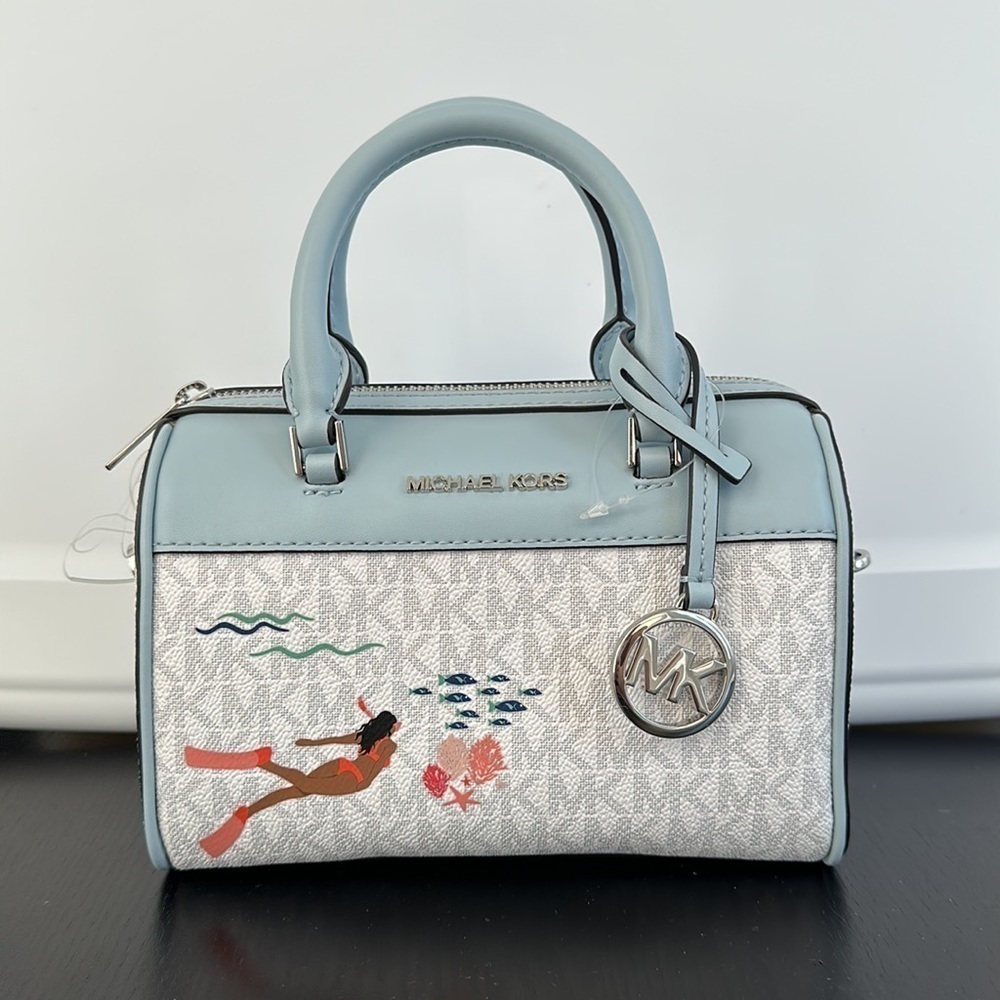 Michael Kors Jet Set XS travel mini duffel bag crossbody - Picture 3 of 13